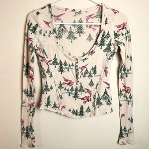 Intimately Free People Size S Crop Thermal